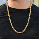 Cadena Rústica para Hombre en Oro Laminado 18K Italiano | Elegante y Resistente